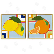 Daniela Santiago | Geometric Citrus Fruit