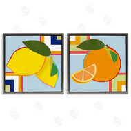 Daniela Santiago | Geometric Citrus Fruit