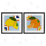 Daniela Santiago | Geometric Citrus Fruit