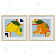 Daniela Santiago | Geometric Citrus Fruit