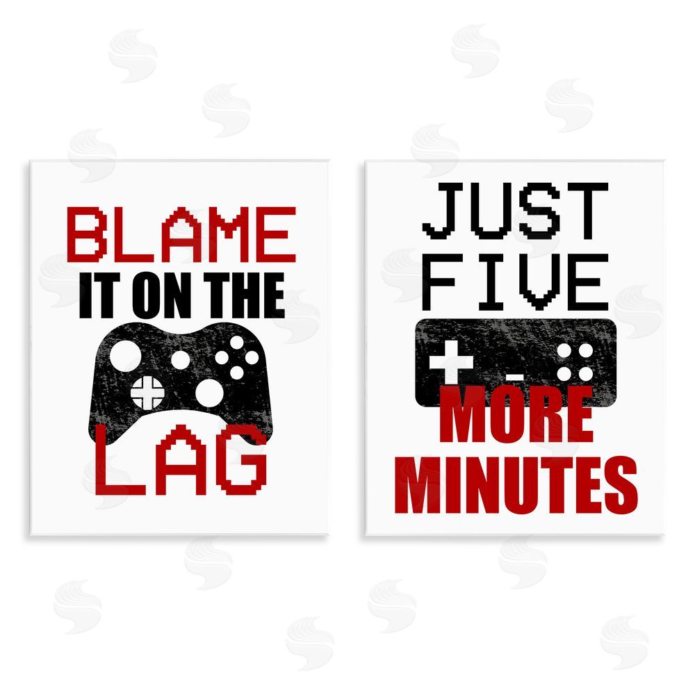 Kim Allen Funny Gamer Phrases Wall Plaque Art Print