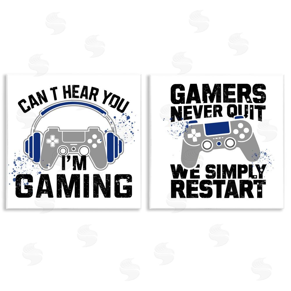 Kim Allen Gamer Culture Phrases Wall Plaque Art Print