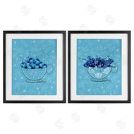 Susan Lugar | Blue Fruits Teacups