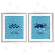 Susan Lugar | Blue Fruits Teacups