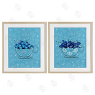 Susan Lugar | Blue Fruits Teacups