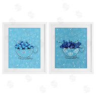 Susan Lugar | Blue Fruits Teacups