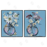 Susan Lugar | Daisies & Snowberries Vase