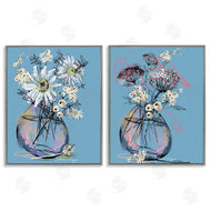 Susan Lugar | Daisies & Snowberries Vase