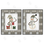 Cindy Jacobs | Cozy Snowmen on Plaid