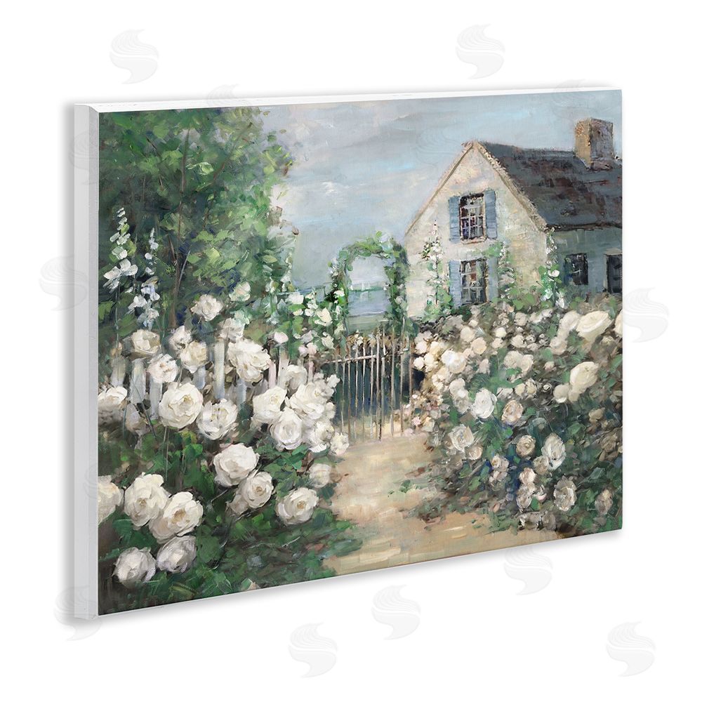 Sally Swatland Cottage at the Coast Wall Plaque Art Print