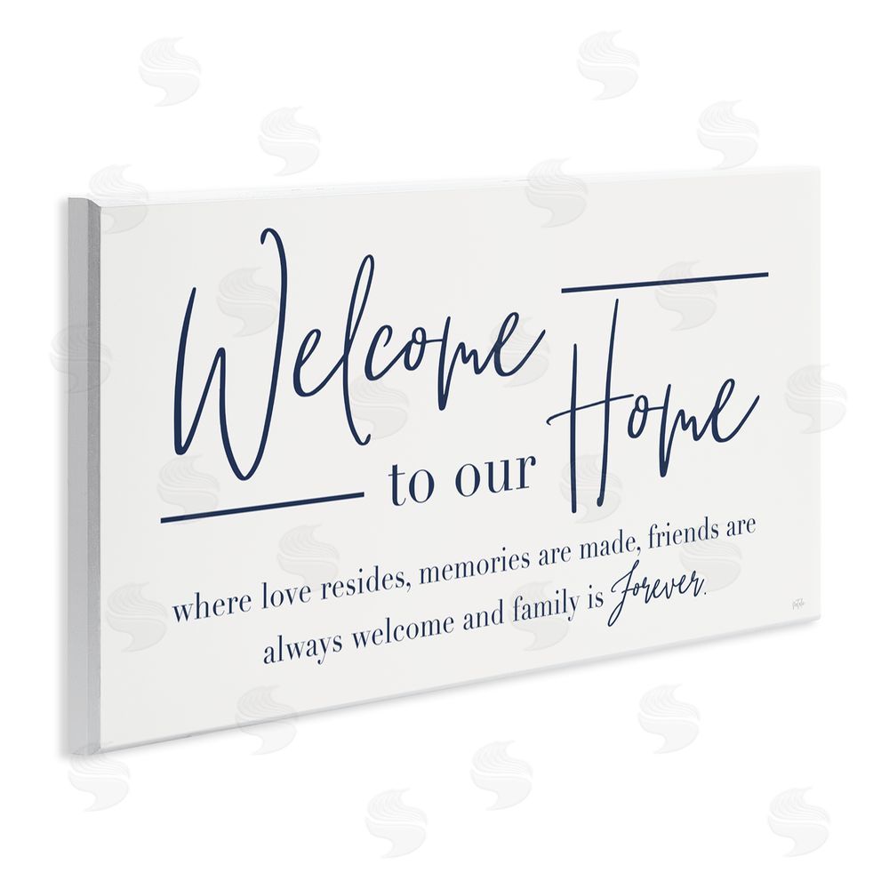Natalie Carpentieri Welcome Family is Forever Wall Plaque Art Print