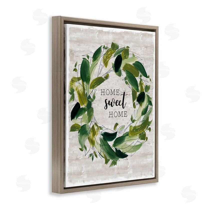 Carol Robinson | Sweet Home Rustic Wreath Illustration