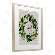 Carol Robinson | Sweet Home Rustic Wreath Illustration