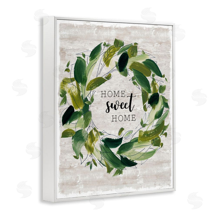 Carol Robinson | Sweet Home Rustic Wreath Illustration