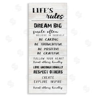 CAD Designs | Life's Rules Listed Positivity