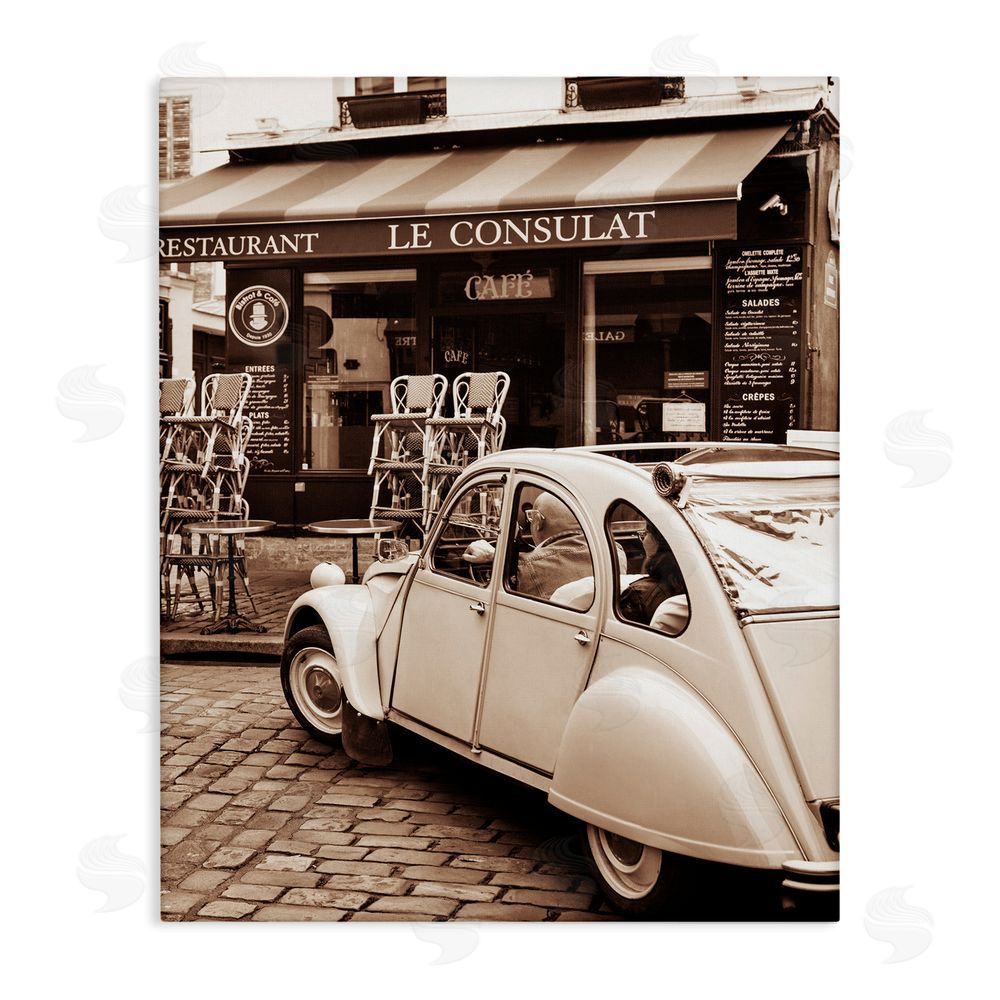 Danita Delimont Vintage Restaurant Storefront Canvas Wall Art Print