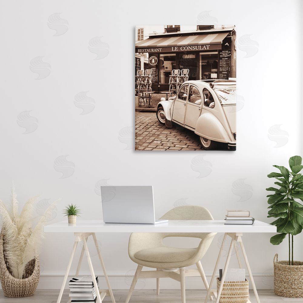 Danita Delimont Vintage Restaurant Storefront Printed Wall Art in Room
