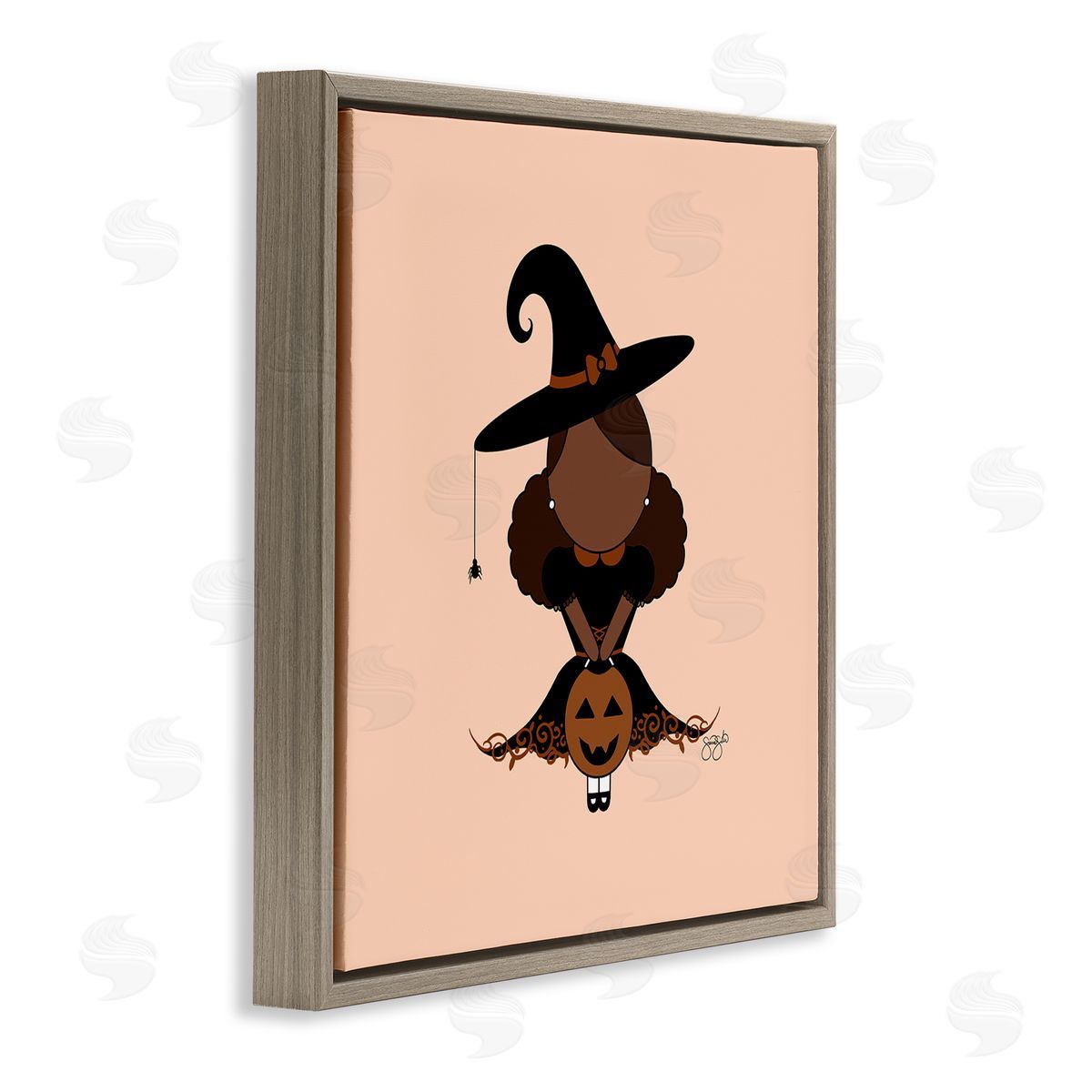 Sierra Siler Trick Or Treat Witch Canvas Wall Art Print