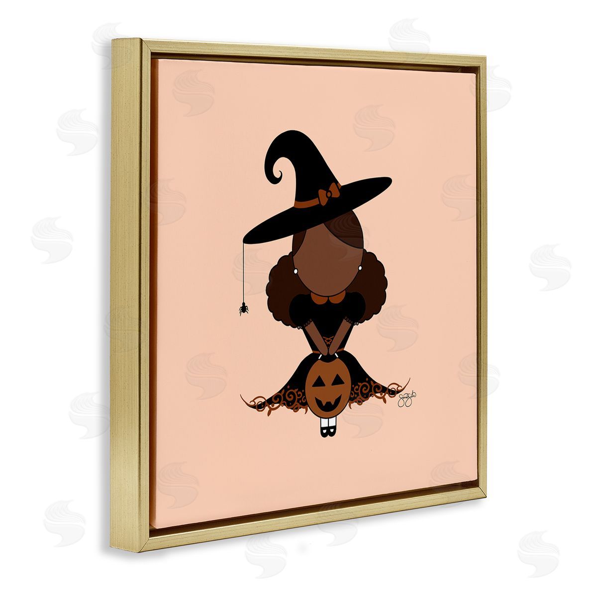 Sierra Siler Trick Or Treat Witch Canvas Wall Art Print