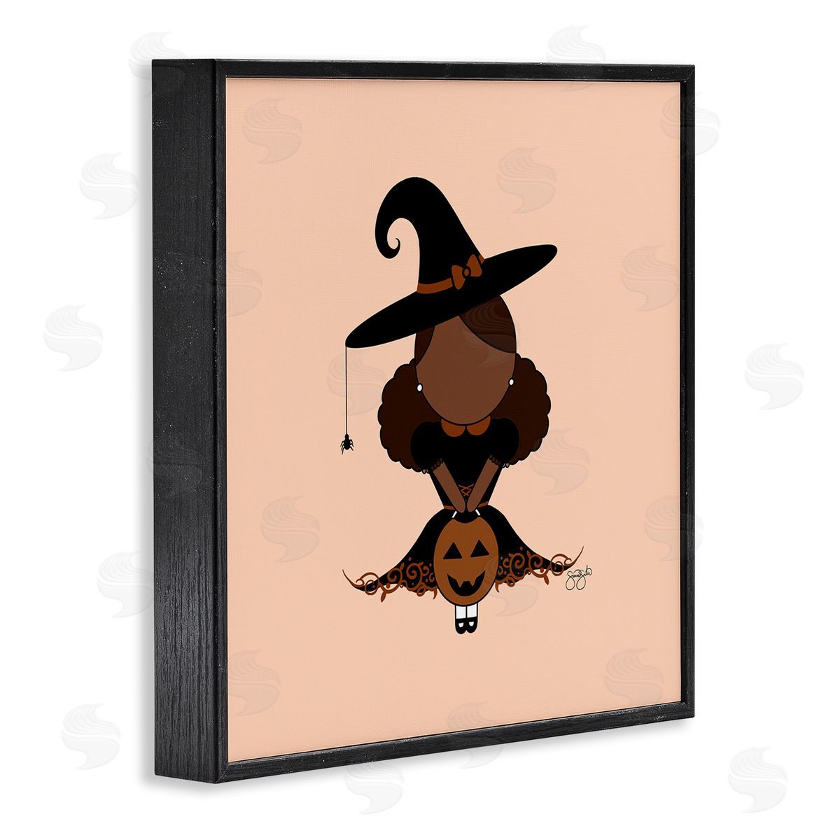 Sierra Siler Trick Or Treat Witch Canvas Wall Art Print