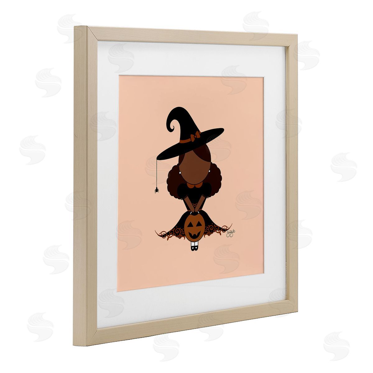 Sierra Siler Trick Or Treat Witch Canvas Wall Art Print