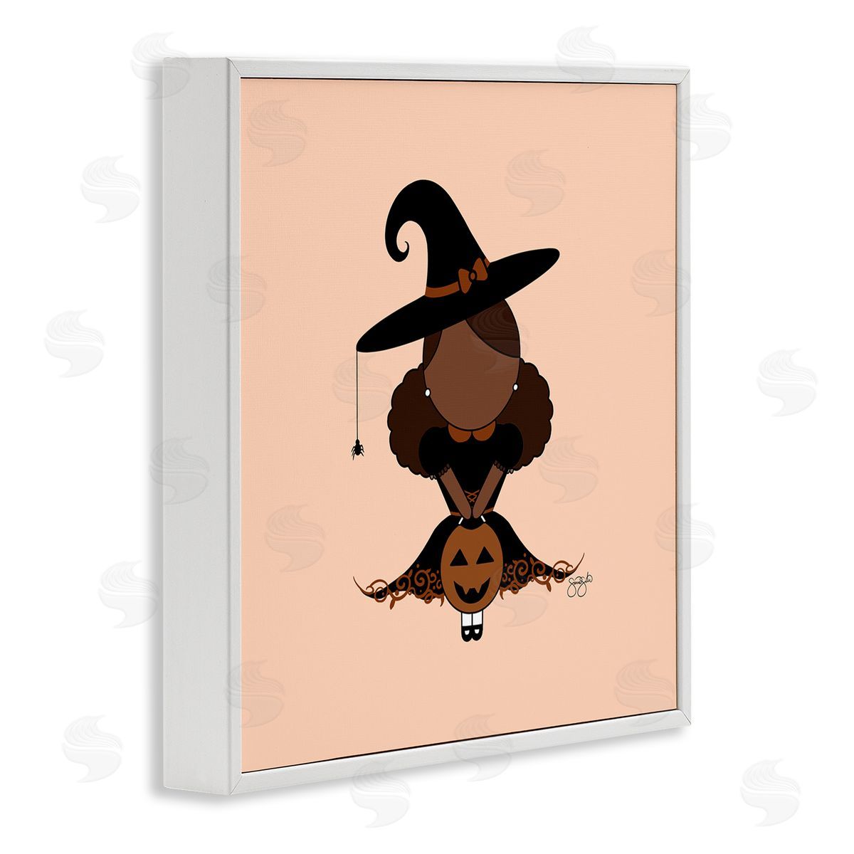 Sierra Siler Trick Or Treat Witch Canvas Wall Art Print