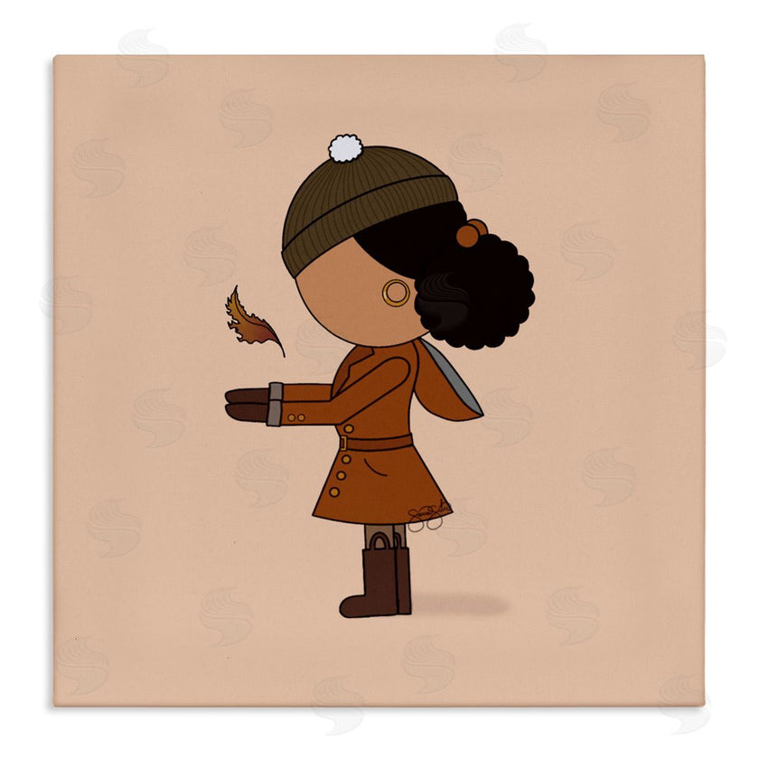 Sierra Siler | Autumnal Girl with Leaf