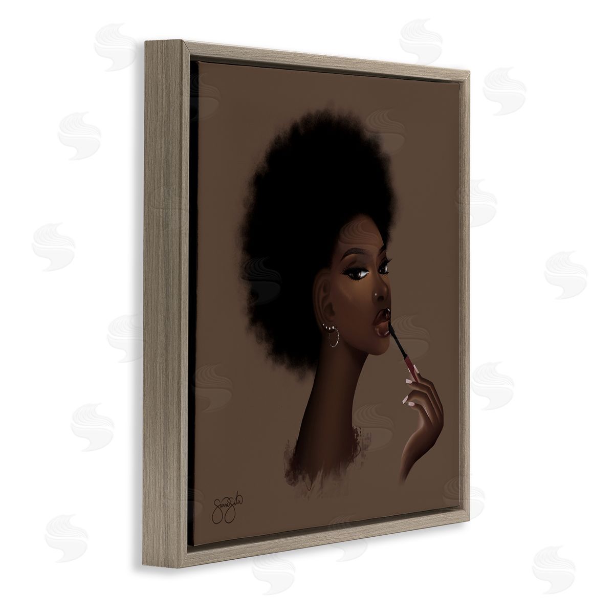Sierra Siler Glam Sasha Portrait Canvas Wall Art Print