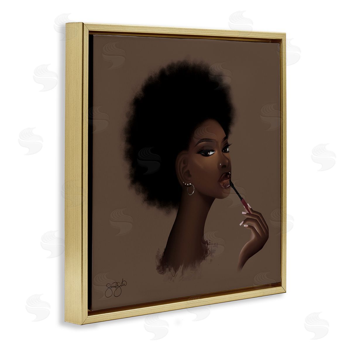 Sierra Siler Glam Sasha Portrait Canvas Wall Art Print