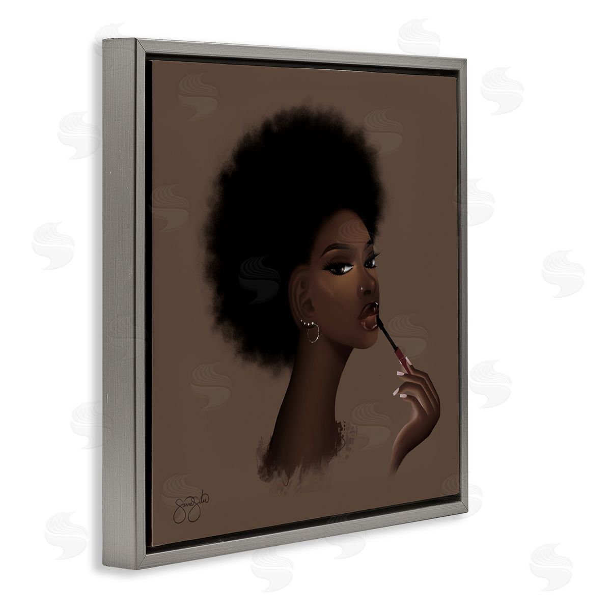 Sierra Siler Glam Sasha Portrait Canvas Wall Art Print