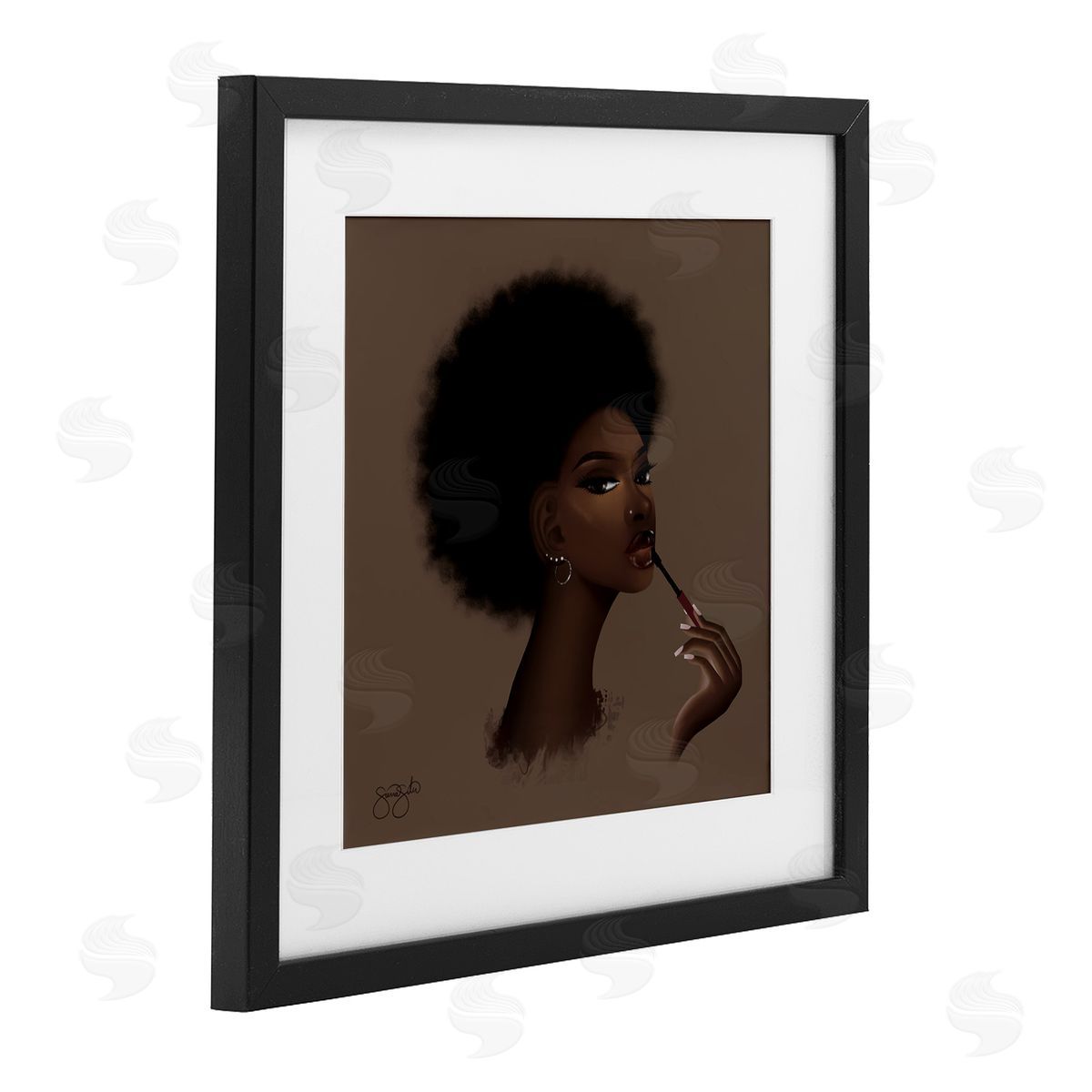 Sierra Siler Glam Sasha Portrait Canvas Wall Art Print