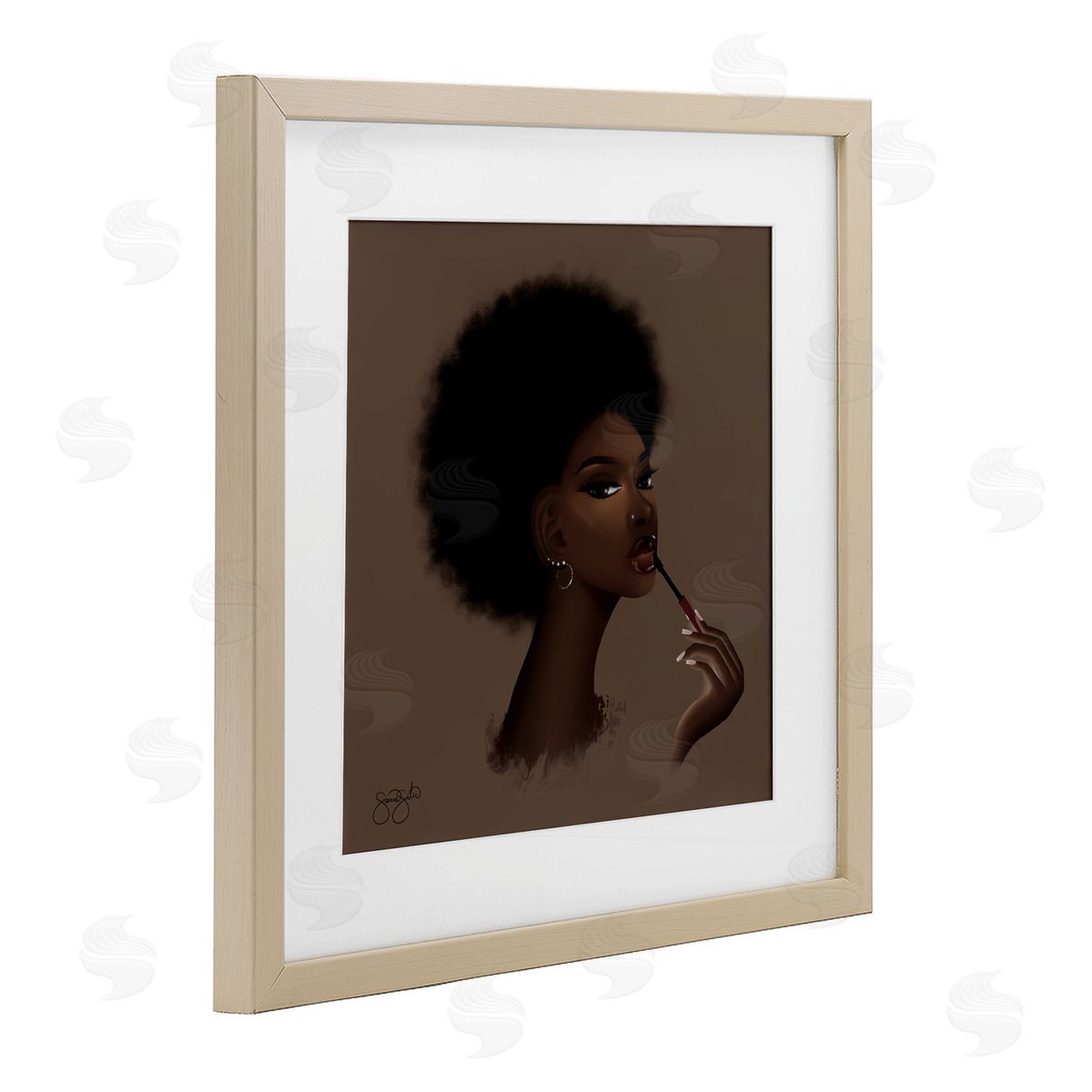 Sierra Siler Glam Sasha Portrait Canvas Wall Art Print