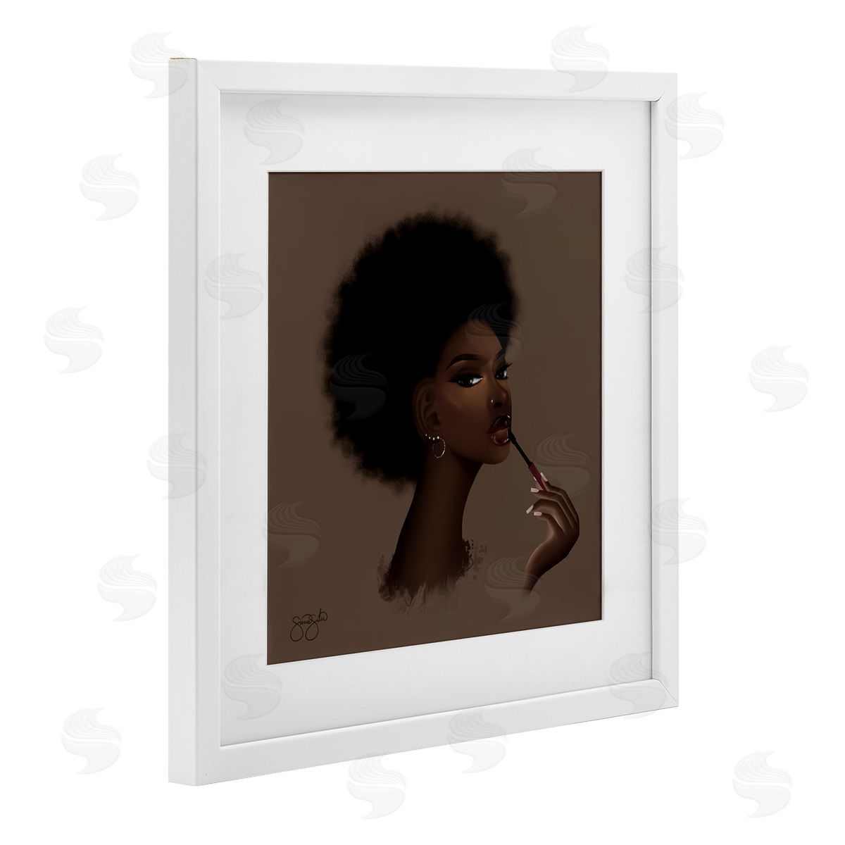 Sierra Siler Glam Sasha Portrait Canvas Wall Art Print