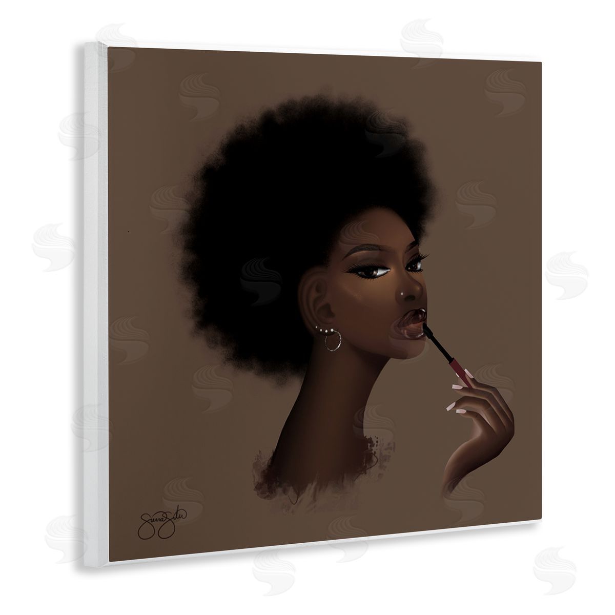 Sierra Siler Glam Sasha Portrait Canvas Wall Art Print