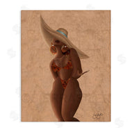 Sierra Siler | Woman With Orange Bathing Suit