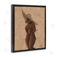 Sierra Siler | Woman With Orange Bathing Suit