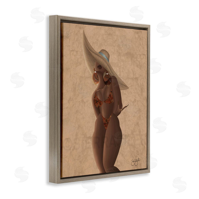 Sierra Siler | Woman With Orange Bathing Suit
