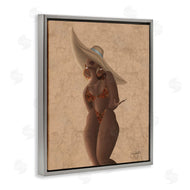Sierra Siler | Woman With Orange Bathing Suit