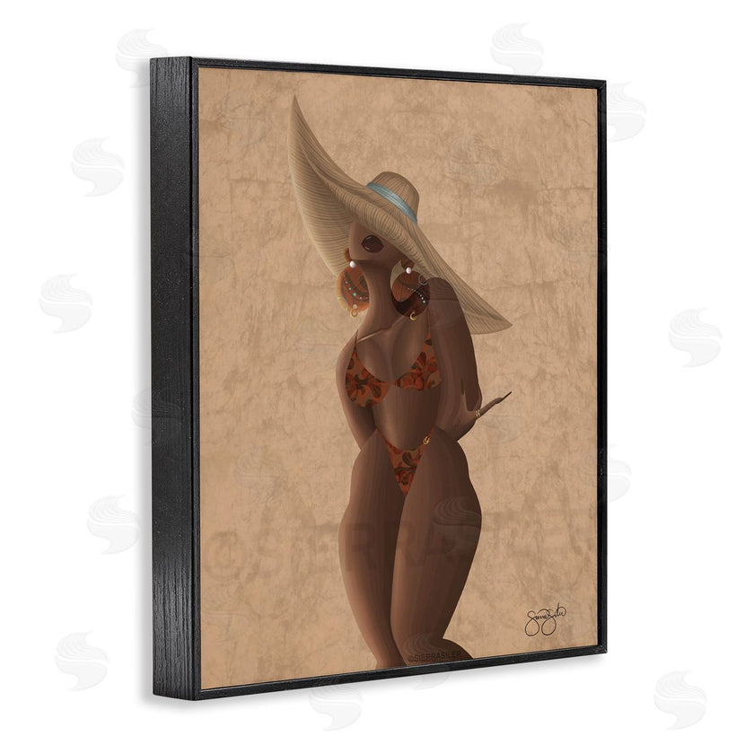 Sierra Siler | Woman With Orange Bathing Suit