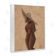Sierra Siler | Woman With Orange Bathing Suit