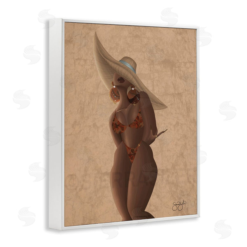 Sierra Siler | Woman With Orange Bathing Suit