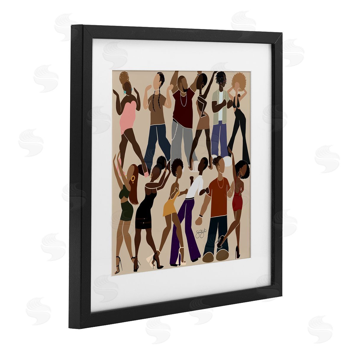Sierra Siler Peace & Rhythm Dancers Canvas Wall Art Print