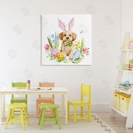 Amy Hall | Playful Easter Puppy