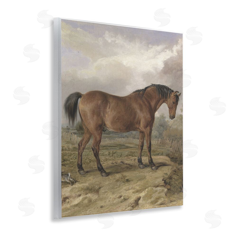 Corinne Haig Horse & Hare in Nature Wall Plaque Art Print