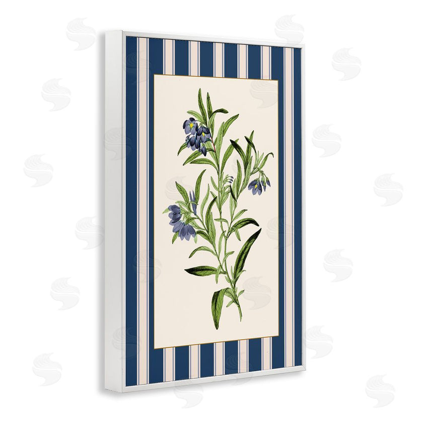 Corinne Haig | Vintage Plant over Stripes