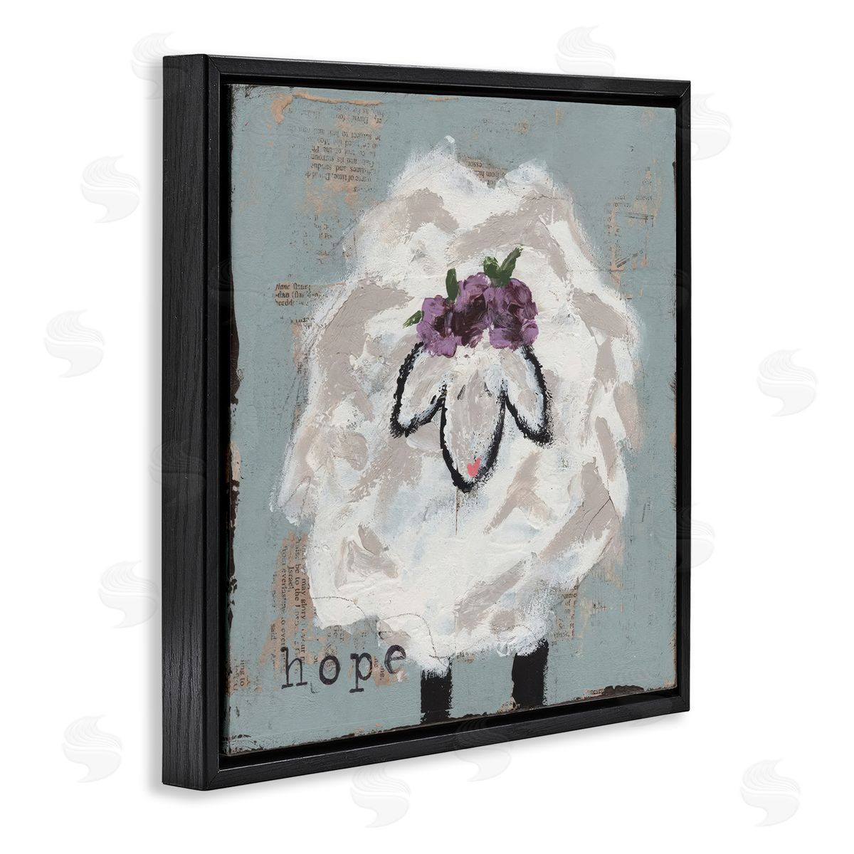 Cassandra Cushman Uplifting Hope Sheep Canvas Wall Art Print