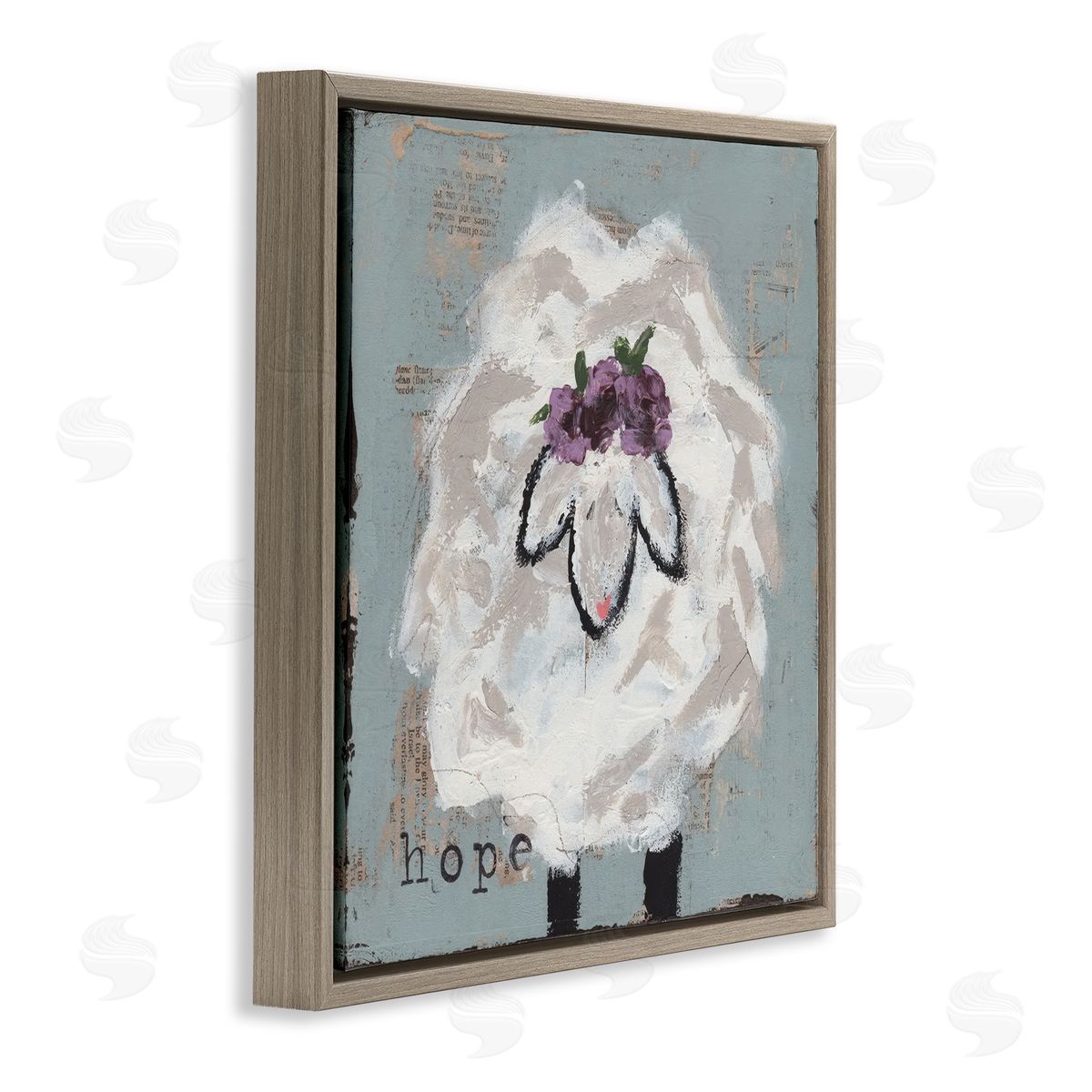 Cassandra Cushman Uplifting Hope Sheep Canvas Wall Art Print