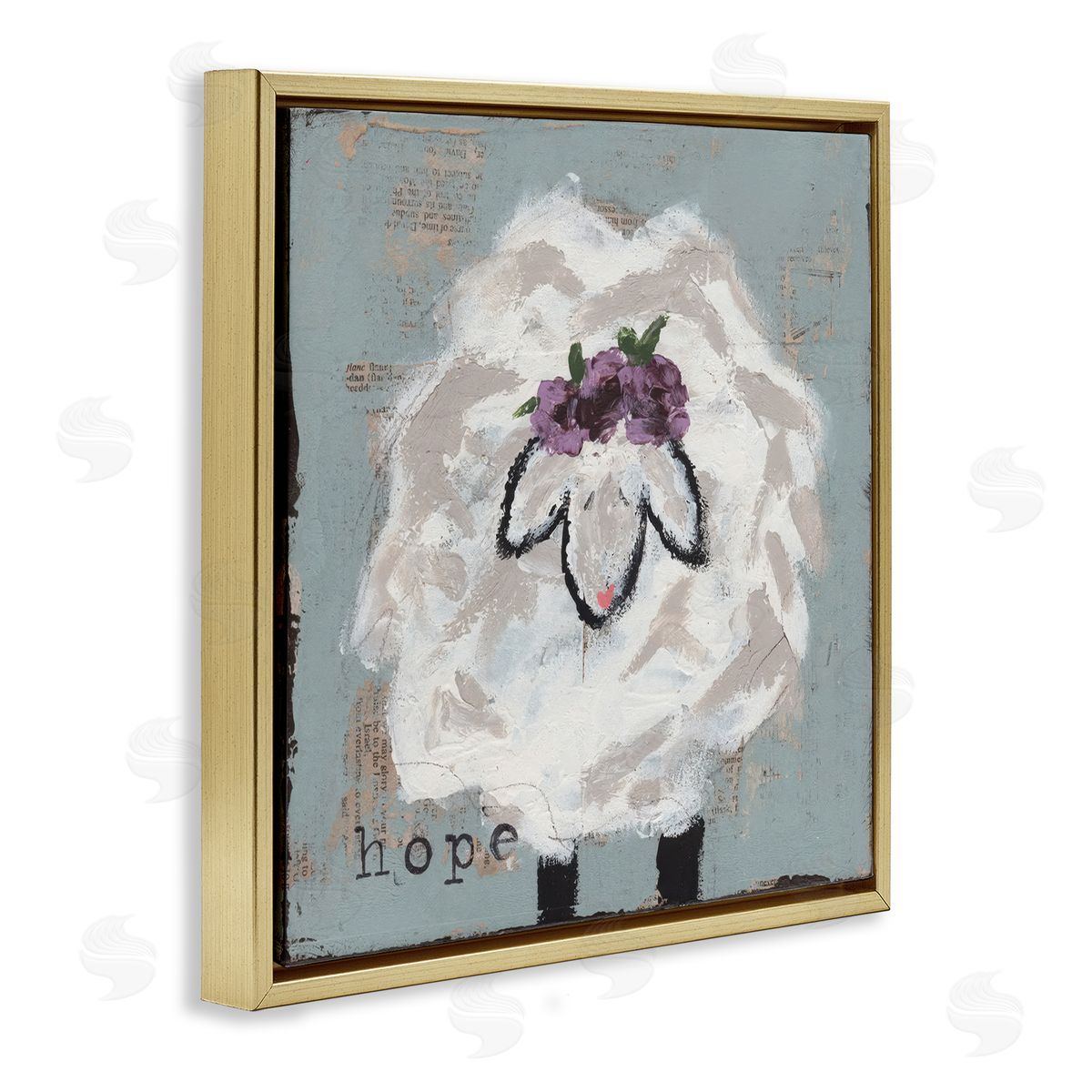 Cassandra Cushman Uplifting Hope Sheep Canvas Wall Art Print