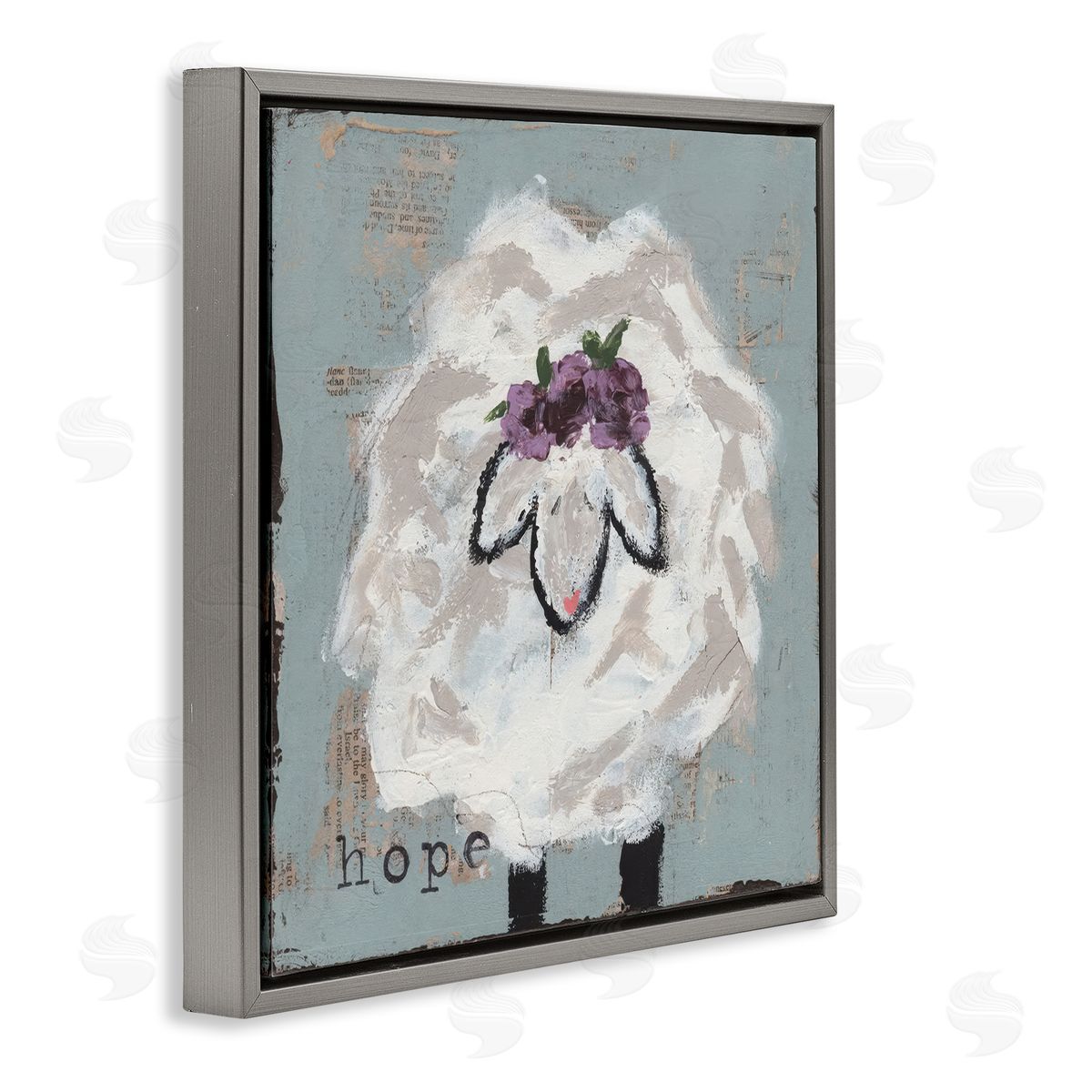 Cassandra Cushman Uplifting Hope Sheep Canvas Wall Art Print