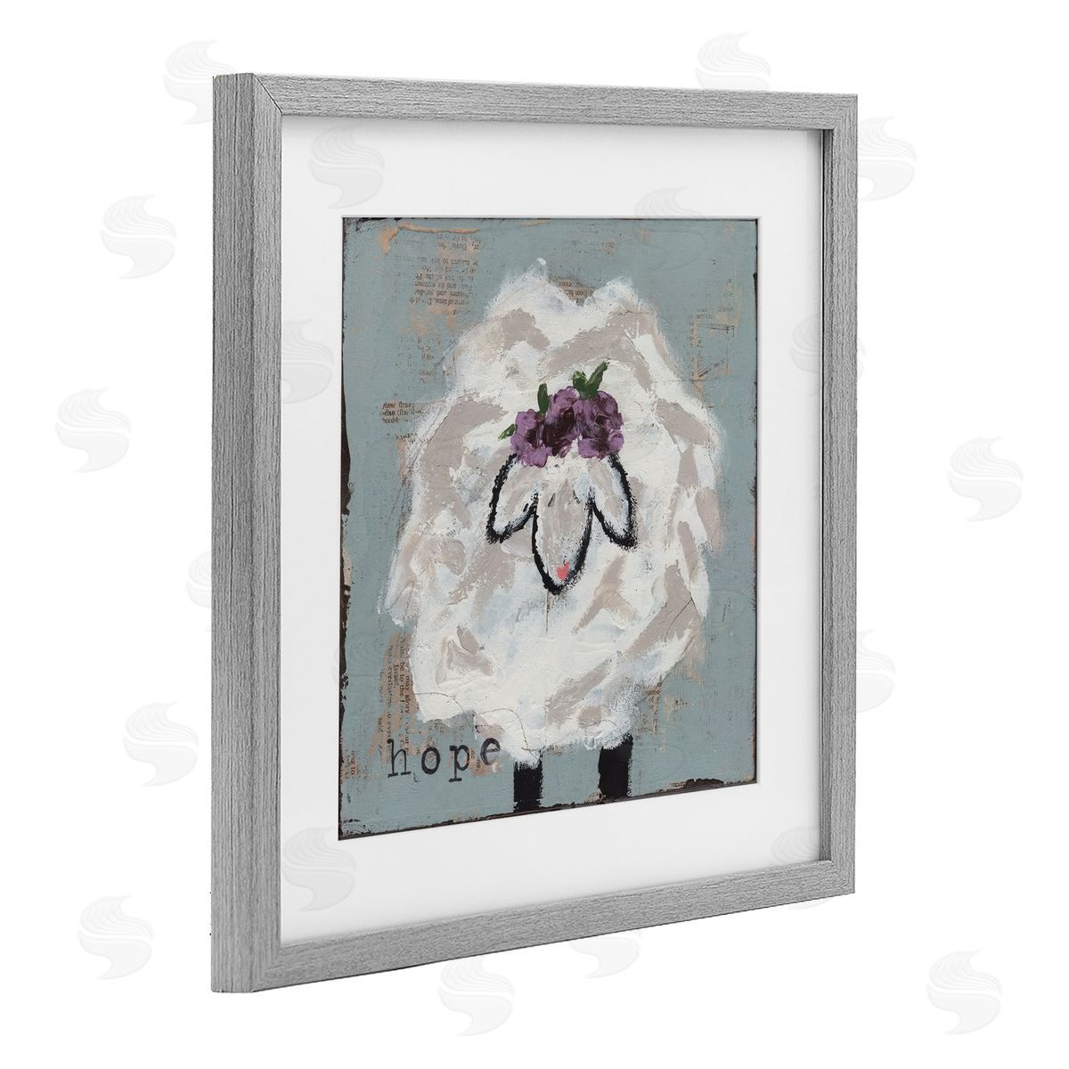 Cassandra Cushman Uplifting Hope Sheep Canvas Wall Art Print